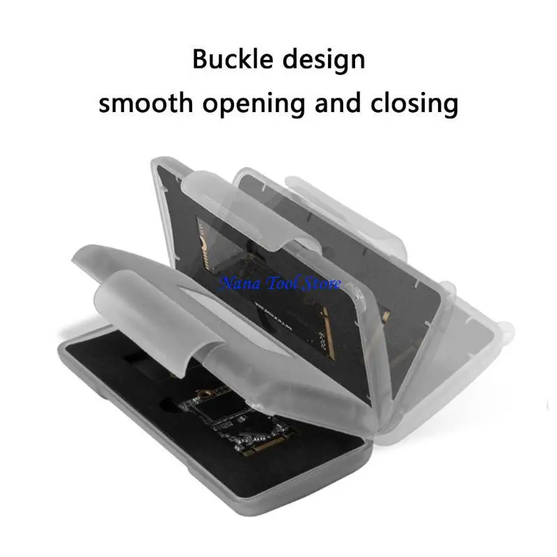 31GJ Efficienza M.2 Drive Protector Box con layout interno 2 slot Case stoccaggio del disco rigido gestione