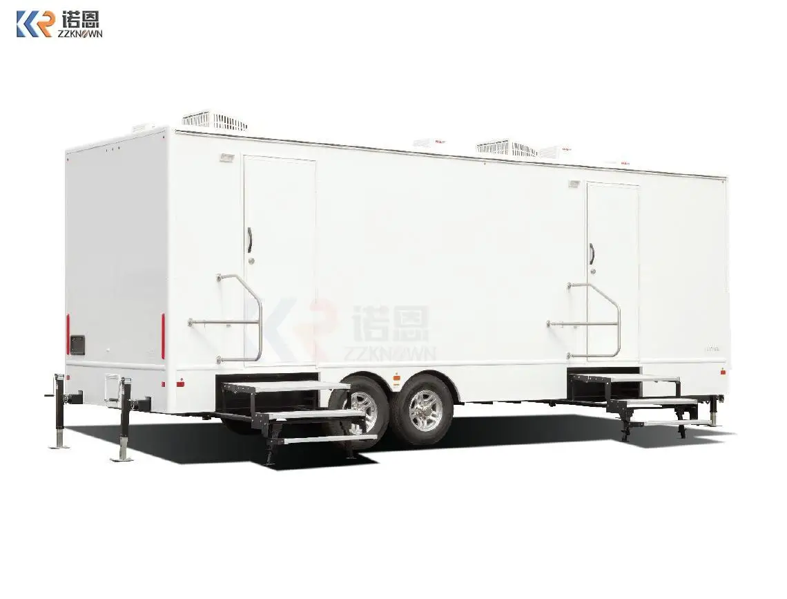 Mobile Toilet Trailer High Quality Portable Toilet Bathroom Trailer Various Colors Are Available Portable Restroom