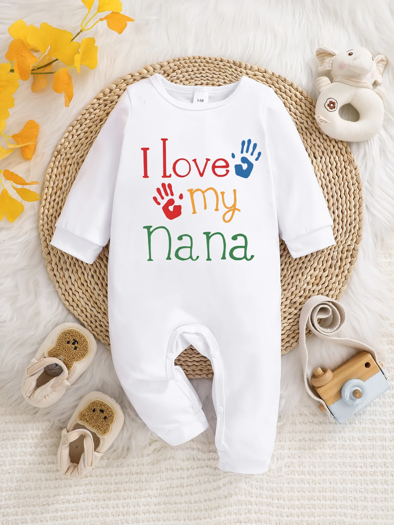 

Комбинезоны с длинными рукавами для новорожденных мальчиков и девочек с буквенным принтом, удобные и мягкие на коже малыша, подходят для