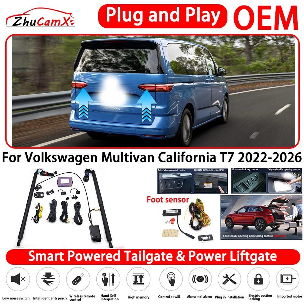 for Volkswagen Multivan California T7 2022-2026 OEM Smart Powered Tailgate Power Liftgate Automatic Rear Trunk Tailgate Actuator