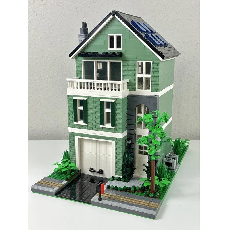 Moc اللبنات الخضراء جنوب المدينة التكنولوجيا وحدات الطوب نموذج هدايا عيد الميلاد اللعب DIY مجموعات الجمعية