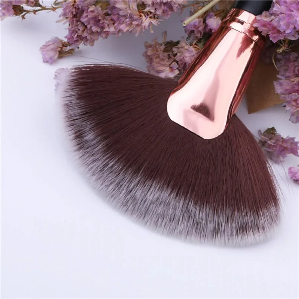 Docolor Foundation Brush Flat Top Buffing Brushes Fan Contour Powder Highlighter Blush Beauty Cosmetic Makeup Tools Eyeshadow image 4