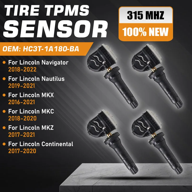

Car Tire Pressure Sensor TPMS For Lincoln Navigator 2018-2022 Lincoln Nautilus 2019-2021 Lincoln MKX Lincoln MKC MKZ Continental