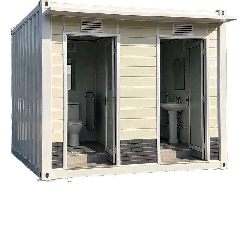 

Container mobile toilet Scenic spot men's and women's public toilets Toilet washbasin Temporary mobile toilet