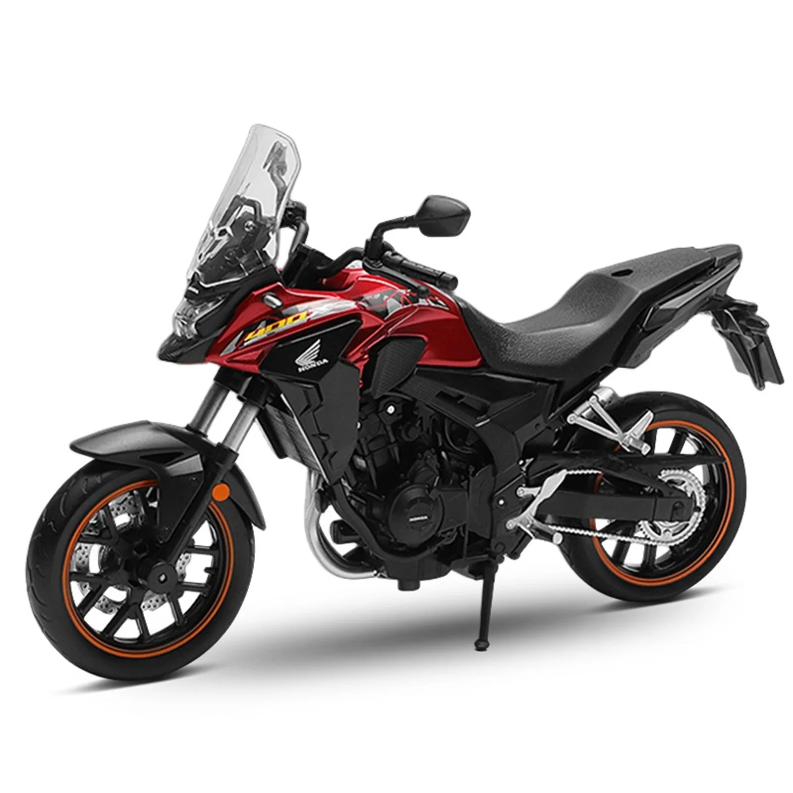 

Литая под давлением модель мотоцикла CCA 1/12 Honda CB400X — реалистичный дизайн, идеально подходит для любителей велосипедов, идеальный подарок для всех возрастов