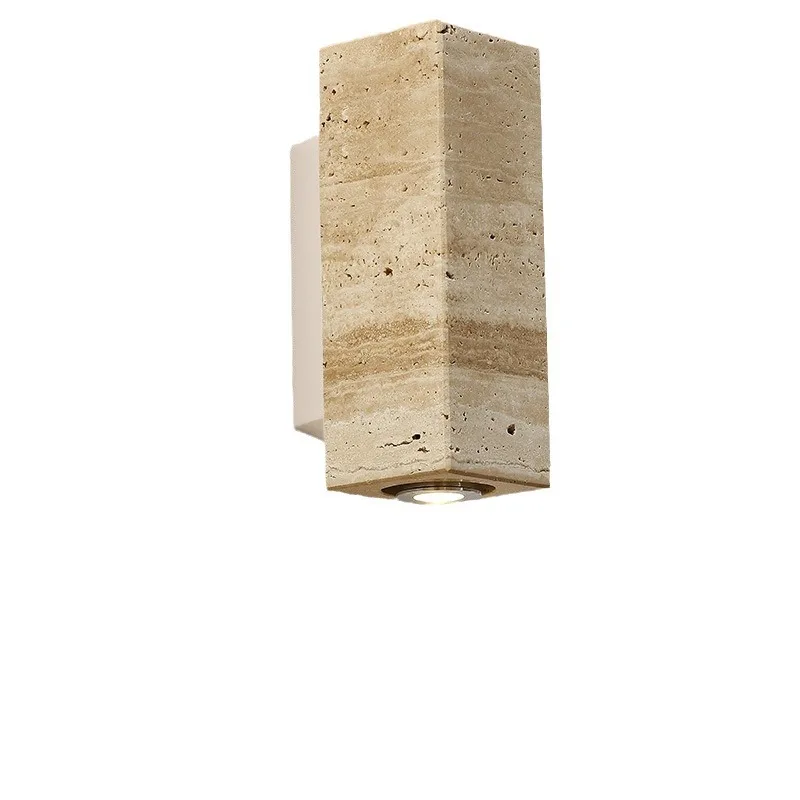 

Водонепроницаемый настенный светильник Wabi Sabi Wind Yellow Cave Stone для отелей, гостевых домов, гостиных, коридоров, дворов, балконов