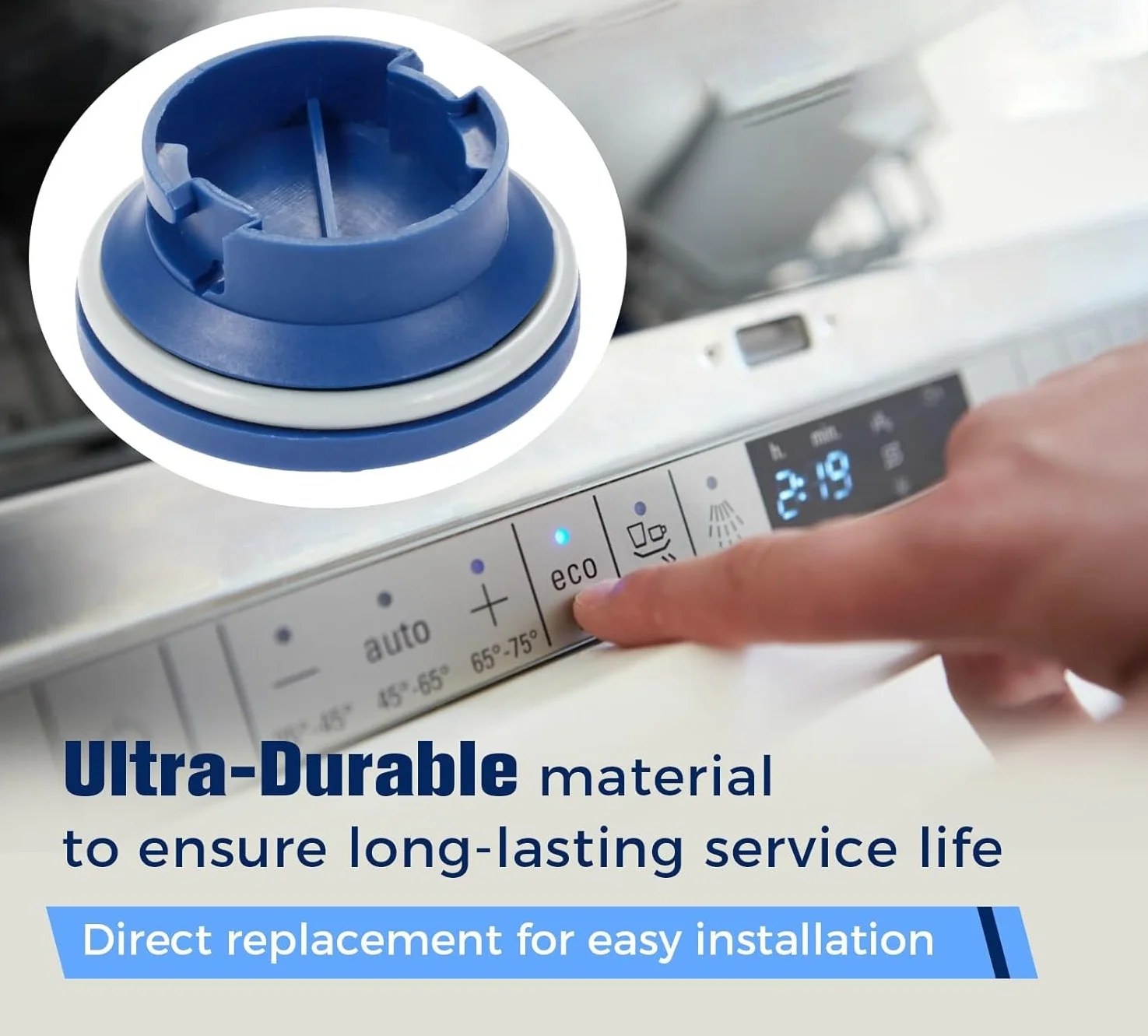 W10524920 Replace Dishwasher Rinse Aid Cap for Whirlpool & KitchenAid Replace W10482848 2684857 PS6883851 AP6022605 PS11755939