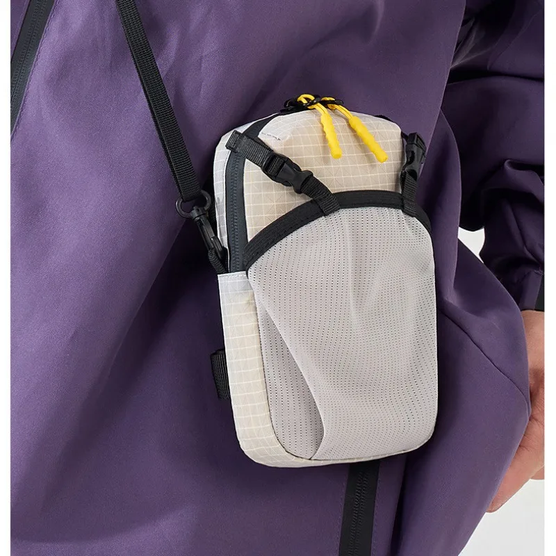 Shoulder Strap Phone Pouch Waterproof Lightweight Attachment Bag For Backpack Hiking Camping Sports