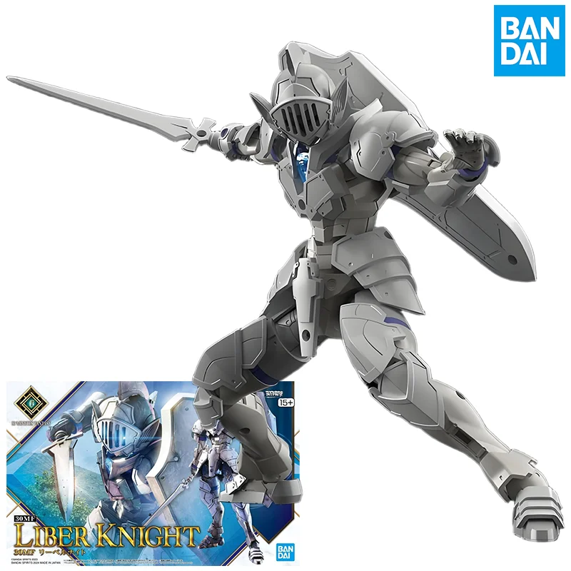 Bandai original genuíno 30mf liber knight anime figura de ação colecionável montagem modelo brinquedos ornamentos presente natal crianças
