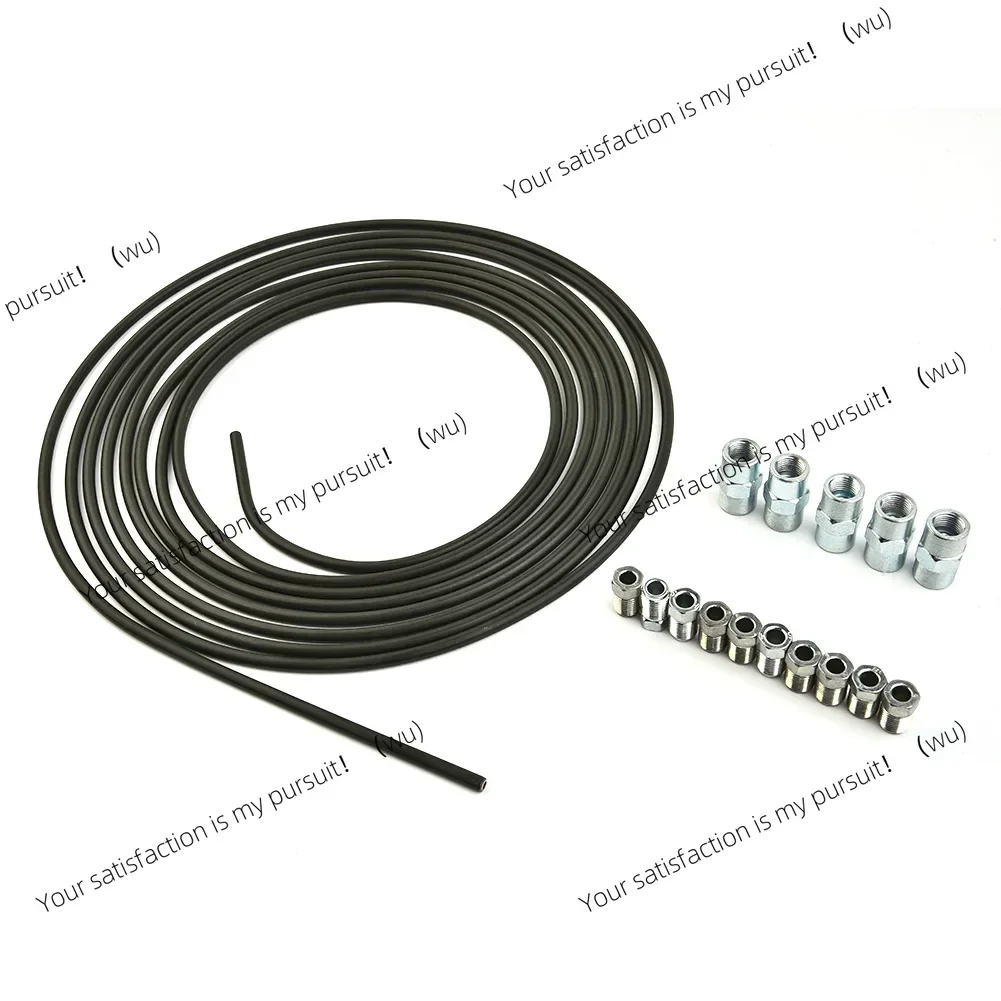 for 5M Brake Line Brake Pipe Steel Brake Pipe Hose Line Piping Tube 4.75 Mm With 10pcs M10 Tube Nuts Fittings 5 Connectors