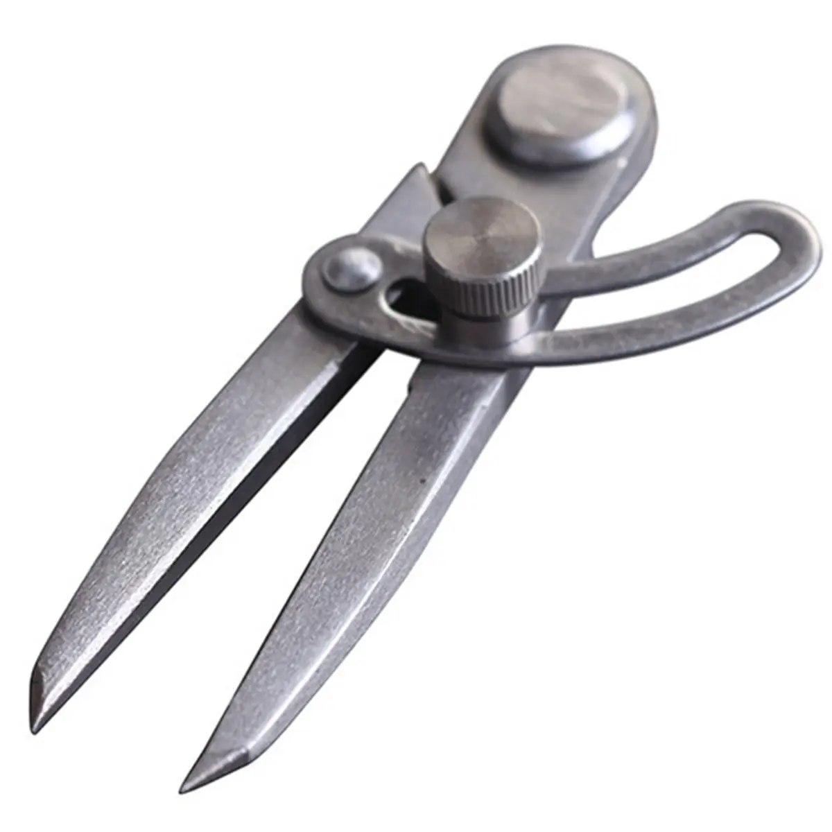 Best sales 2026 Spring Wing Divider, Adjustable Lockable Leather Craft Tool, Polished Stainless Steel Spacing Gauge