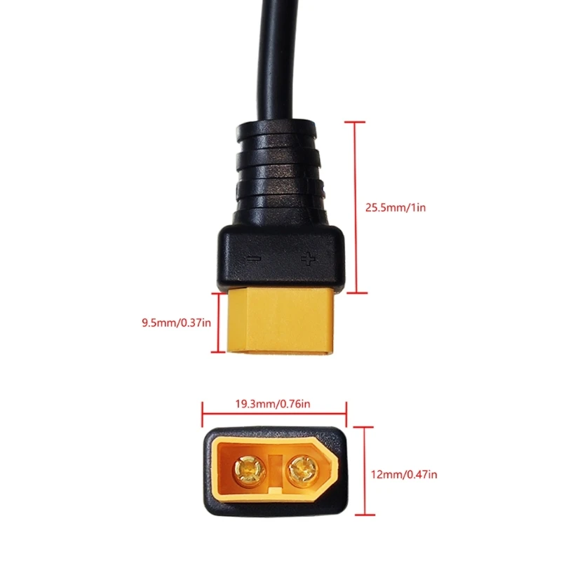 XT60 Mannelijke Connector Kabel Modelvliegtuigen Plug Aansluitsnoer Draad voor UAV Drop Shipping