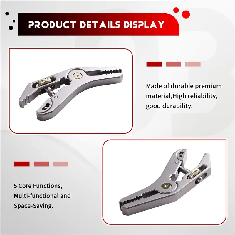 ●Pocket Wrench Pliers Everyday Carry Gear Outdoor Camping Daily DIY Tools Portable Opener