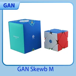 【JudyCube】GAN Skewb Magnetic (Enhanced UV Coated) Magnetic Magic Speed Cube Professional Fidget Toys GAN Skewb Cubo Magico