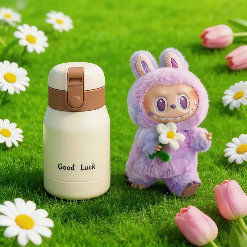 

POP MART THE MONSTERS Forward High Energy Series LABUBU Doll Optimized Vacuum Thermos Flask Good Insulated