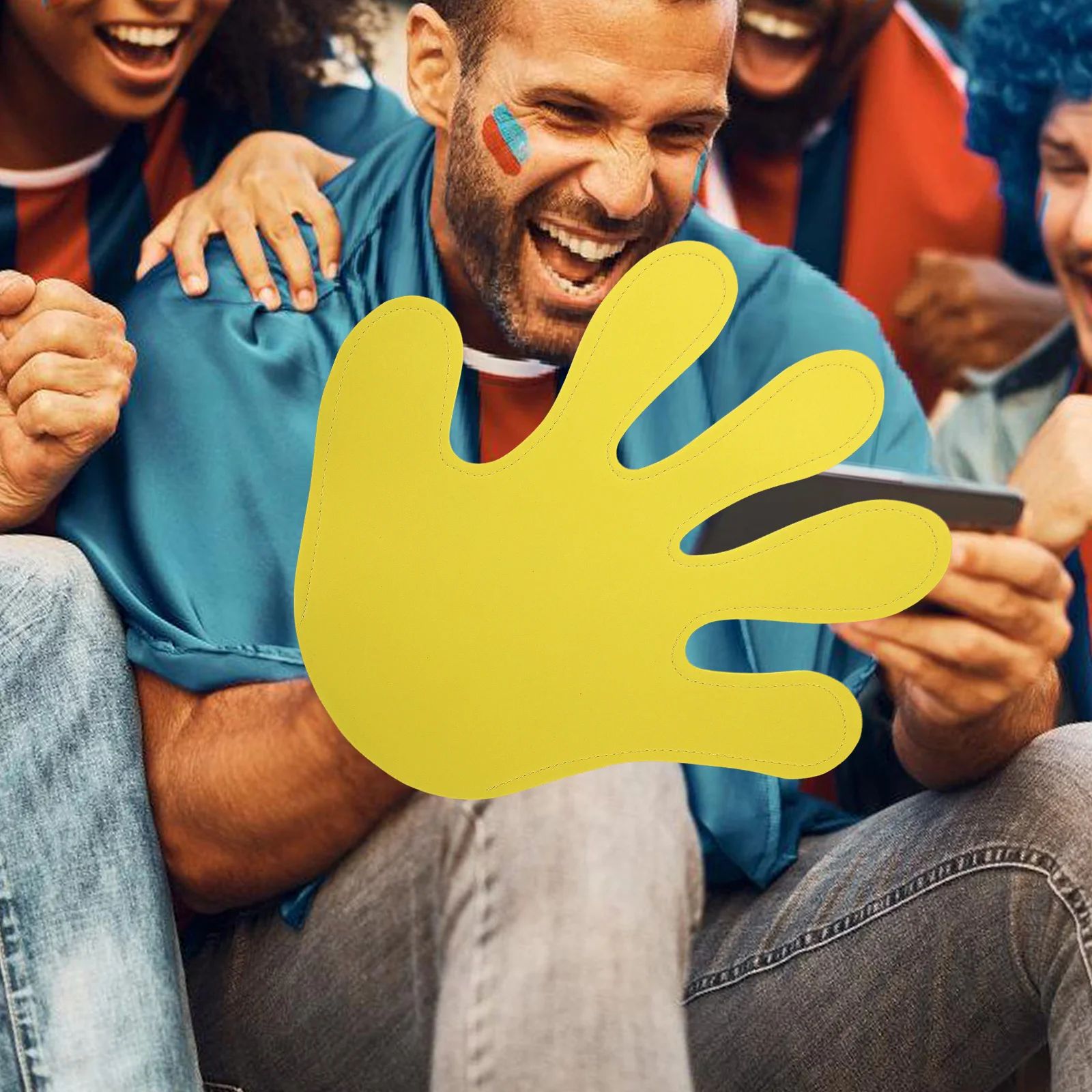 قفازات يدوية من مادة إيفا خفيفة الوزن كبيرة الحجم لإصبع المروحة للرياضة والحفلات الموسيقية والاحتفال بالحشد التفاعلي المحمول