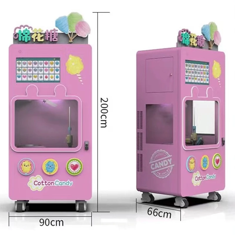 Robot Equipment Automatic Sweet Sugar Vending Machine Automatic Cotton Candy Vending Machine