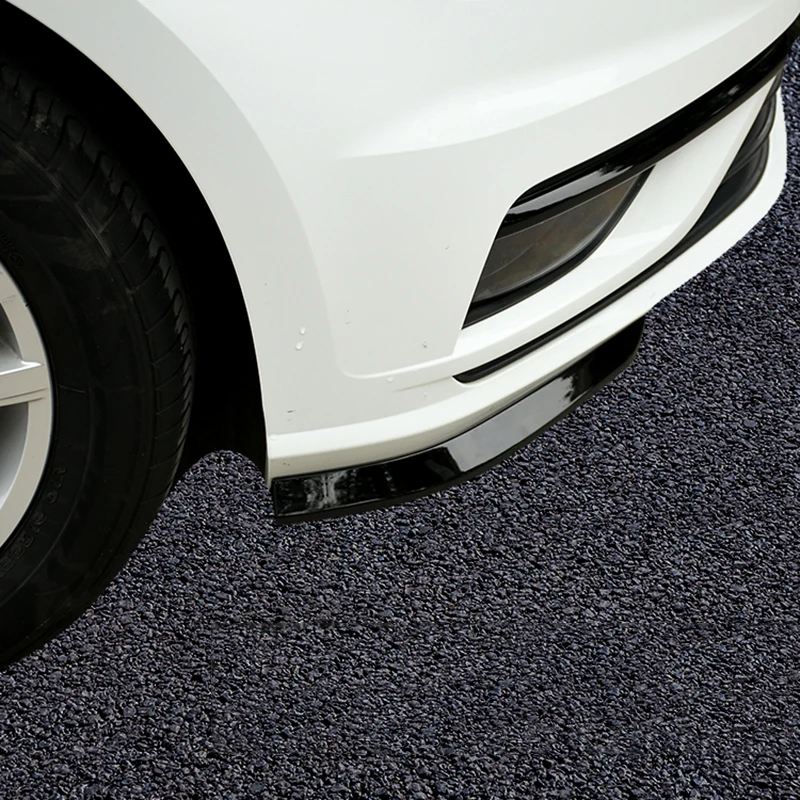 Car Front Bumper Splitter Lip Spoiler Diffuser Guard Body Molding Kit for VW Golf 7.5 MK7.5 Accessories 2017 2018 2019