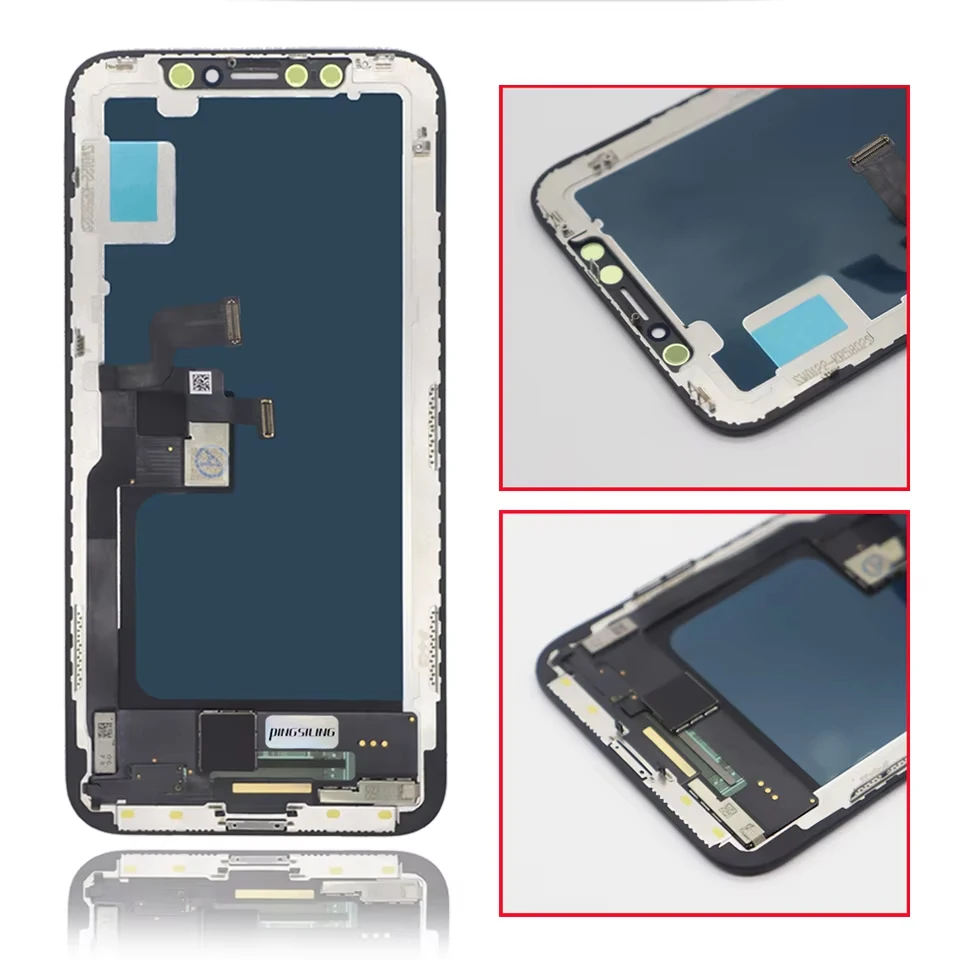 AAAA++++ OLED para iPhone X XR XS Max LCD Incell para iPhone 11 12 Pro Max Screen Display LCD con 3D Touch Digitizer Assembly 4