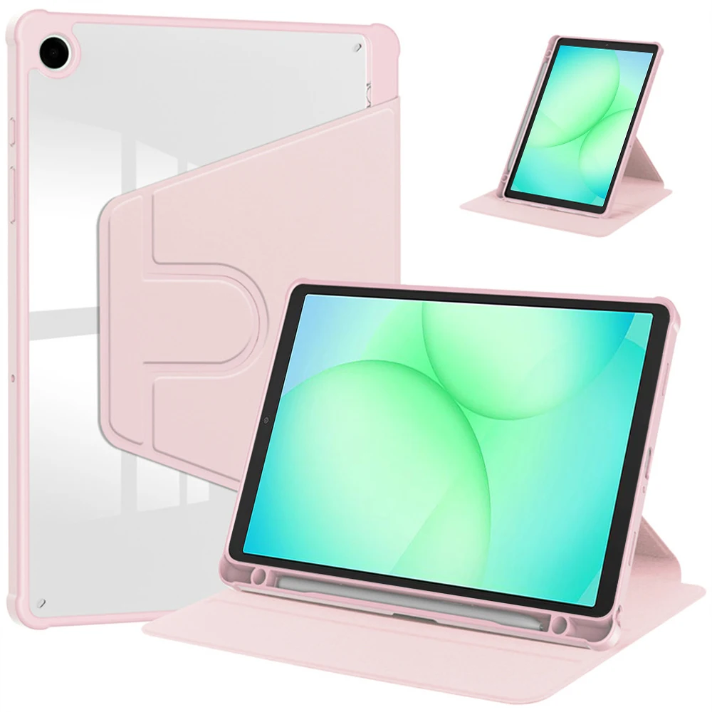 

Funda для Samsung Galaxy Tab A11 SM-X135G SM-X133N Вращающийся на 360 градусов чехол-подставка с жесткой задней панелью для Samsung Tab A11 8,7 дюйма