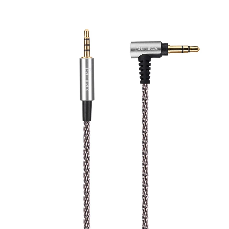 

For Sennheiser DENON JBL Beyerdynamic AKG Y50 LIVE2 DT240PRO Earphone Replaceable Single Crystal Copper Silver Plated Cable