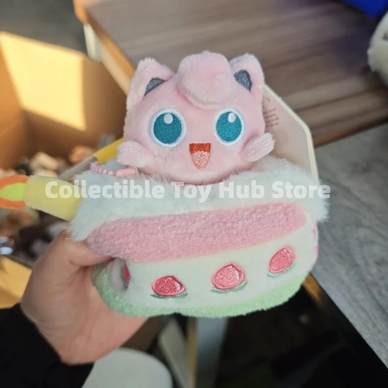 Genuine Pokemon Sweet Dream Cake Series Plush Pendant Cute Pikachu Gengar Doll Keychain Cartoon Bag Charm Birthday Gift Toy