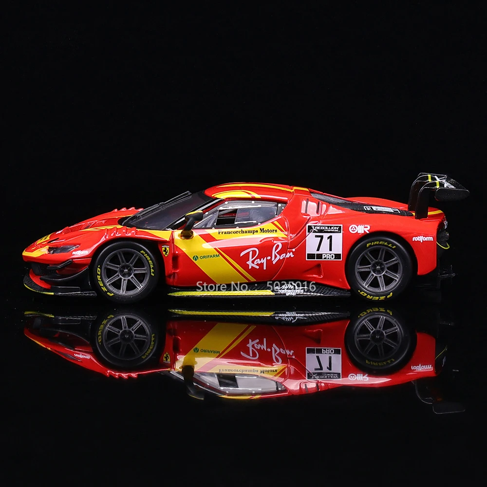 Bburago 1:43 Ferrari 296 gt3 2022 250 312p 812 488 racing model simulation car model alloy car toy male collection gift