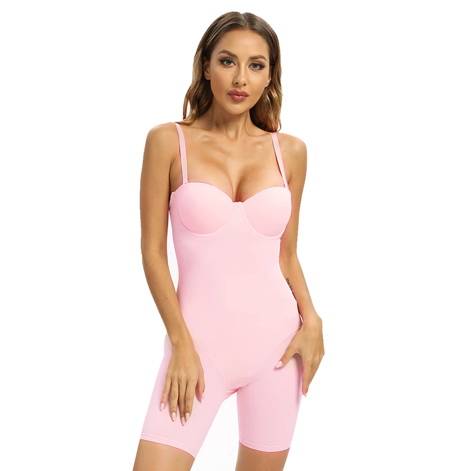 Sexy Lingerie Schlankmachende Seiden-Shapewear für Frauen Glatter Weicher Bodysuit Bauchformer Unterwäsche Lingerie Schwarz Nude – Detail 7