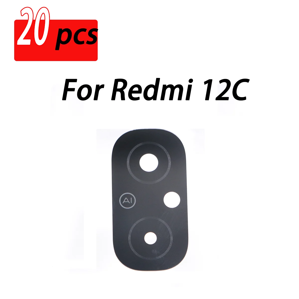 

20 pcs Glass Camera Lens Protector Tempered Glass Lens Cover with Sticker for RM 12C