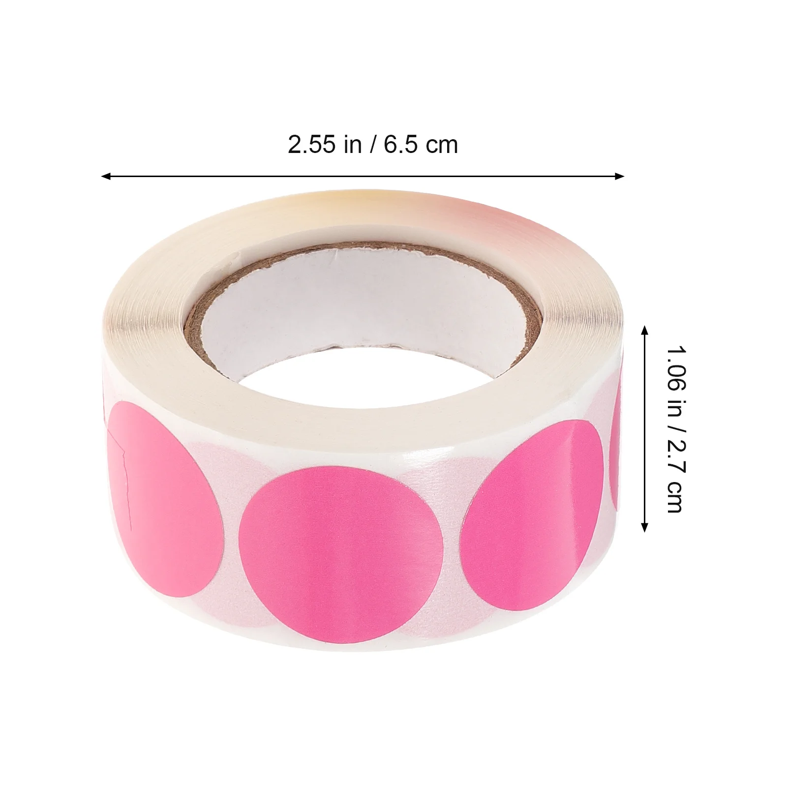 

4 Rolls Colorful Round Adhesive Dot Stickers For Home Office School Organization Labeling Waterproof Matte Finish Classification