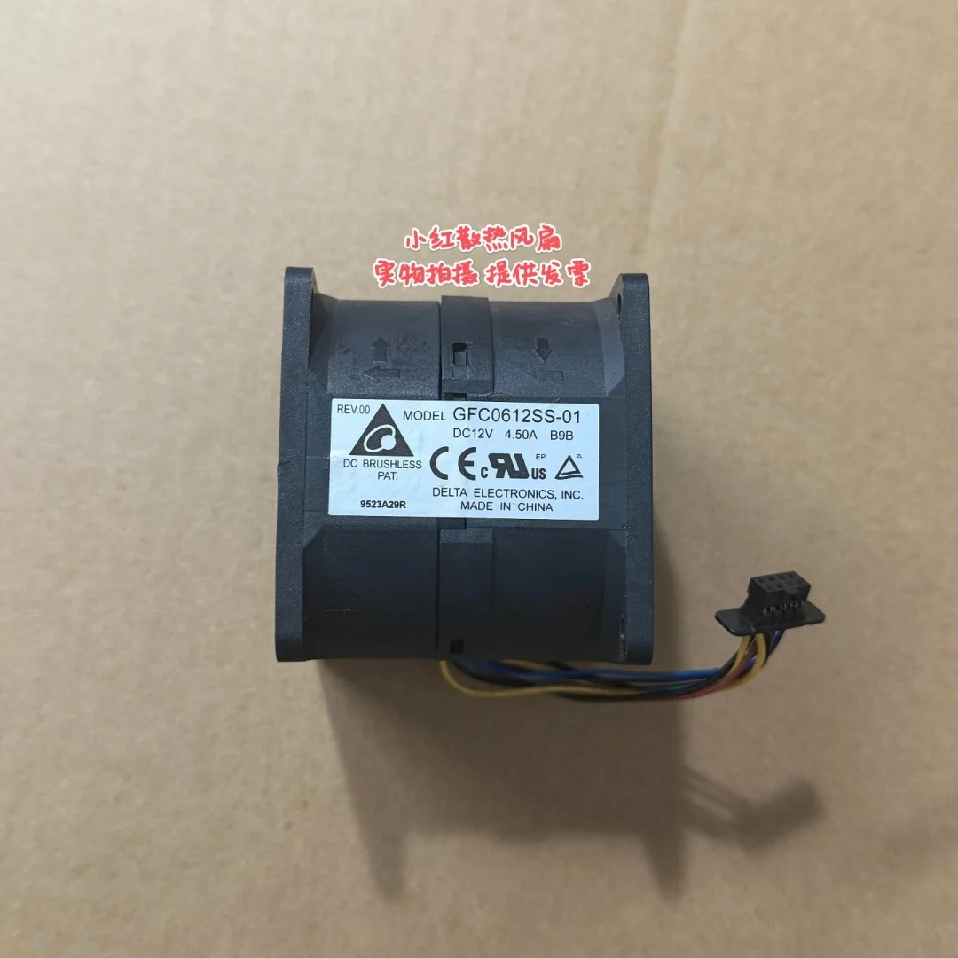 

Delta Electronics GFC0612SS-01 DC 12V 4.50A 60x60x56mm Server Cooling Fan