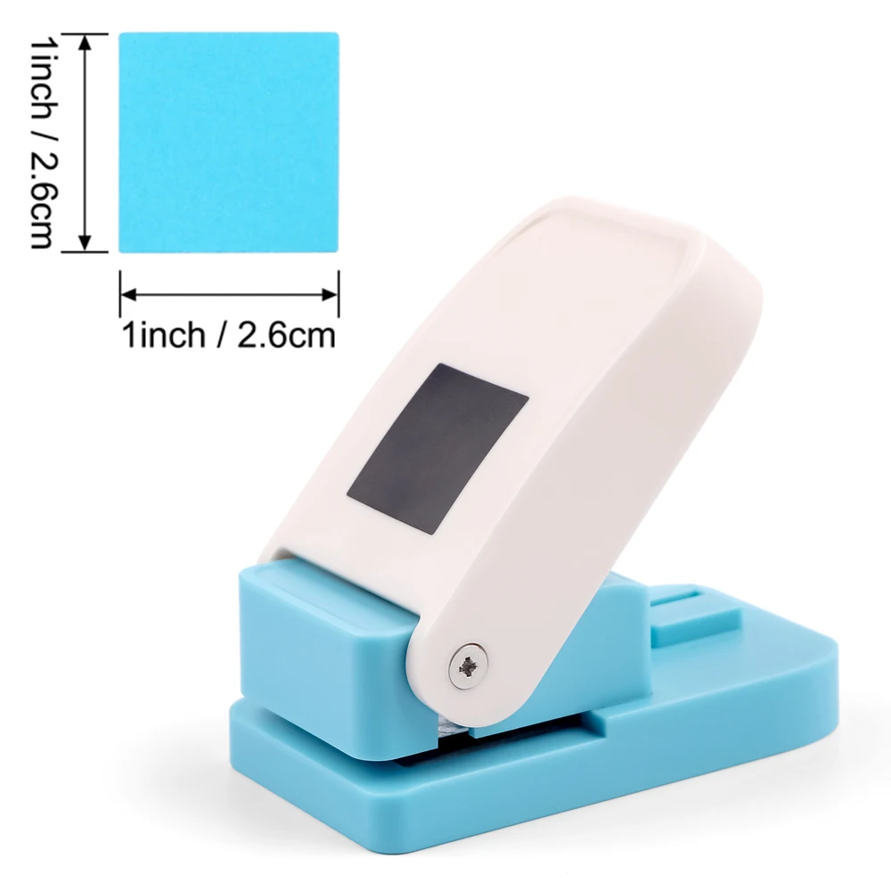 مربع تبويب لكمة خرامة الورق 1 "رافعة مربعة عمل الحرفية لكمة للمخطط إدراج بطاقة صنع Diy بها بنفسك المرجعية ورقة صياغة #1