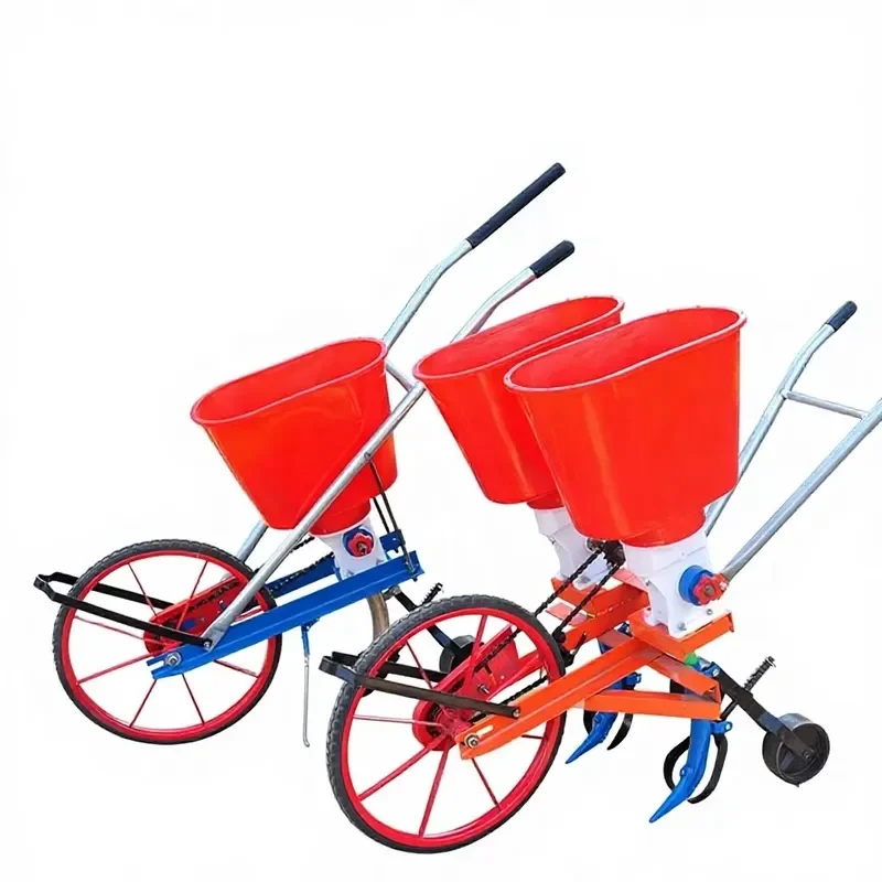Multifunctional Manual Push Applicator, Ideal for Soybean & Corn Field Sowing Work, Practical Farm Seeding Tool