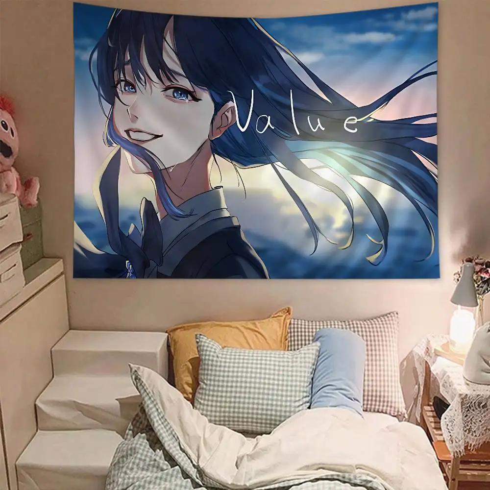 Ado Japanese Singer Cartoon Tapestry Wall Hanging Decoration Household Home Decor