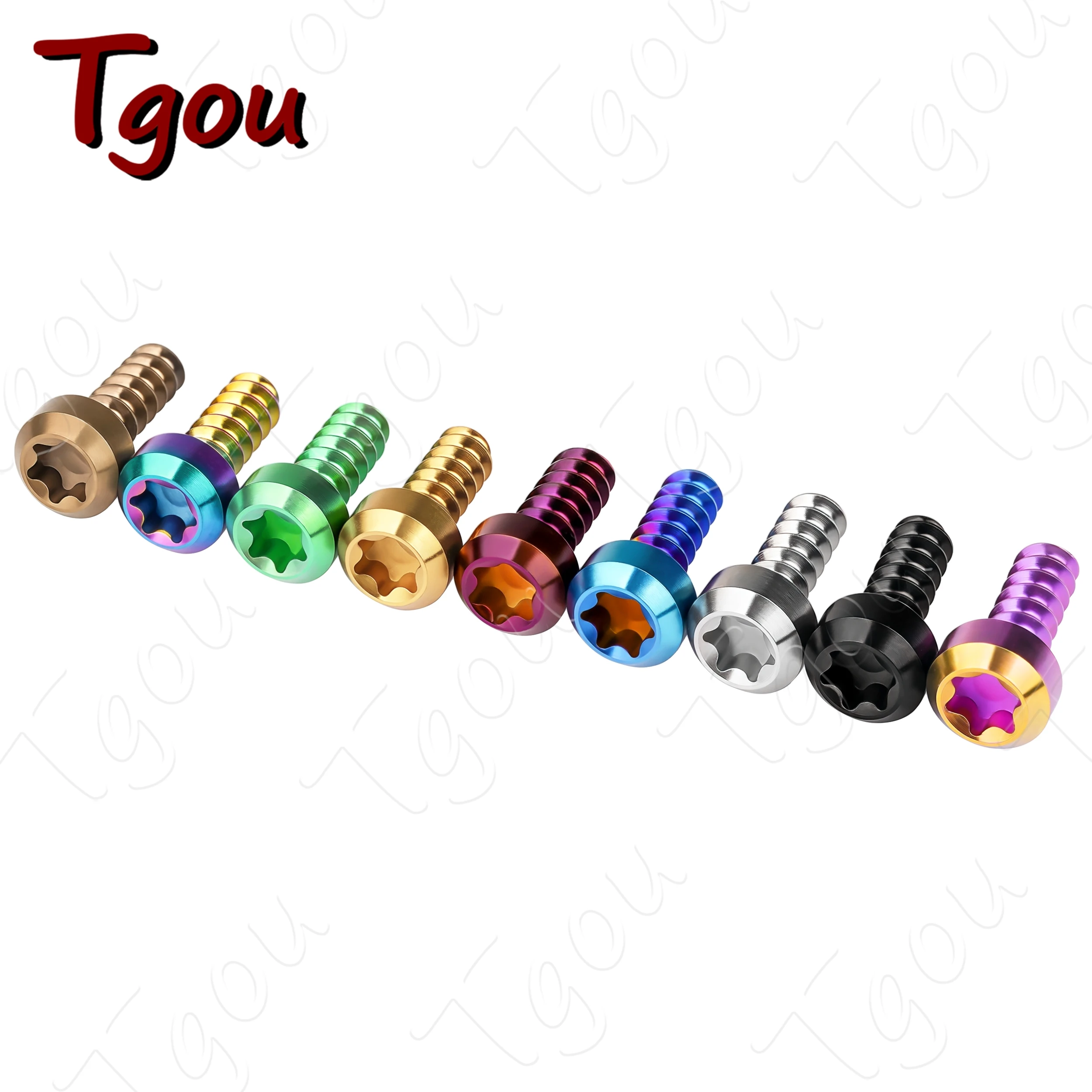 Tgou Titanium Alloy Chamfered Hex Socket Head Cap Screw M3x9, Motorcycle Fastener 1pcs
