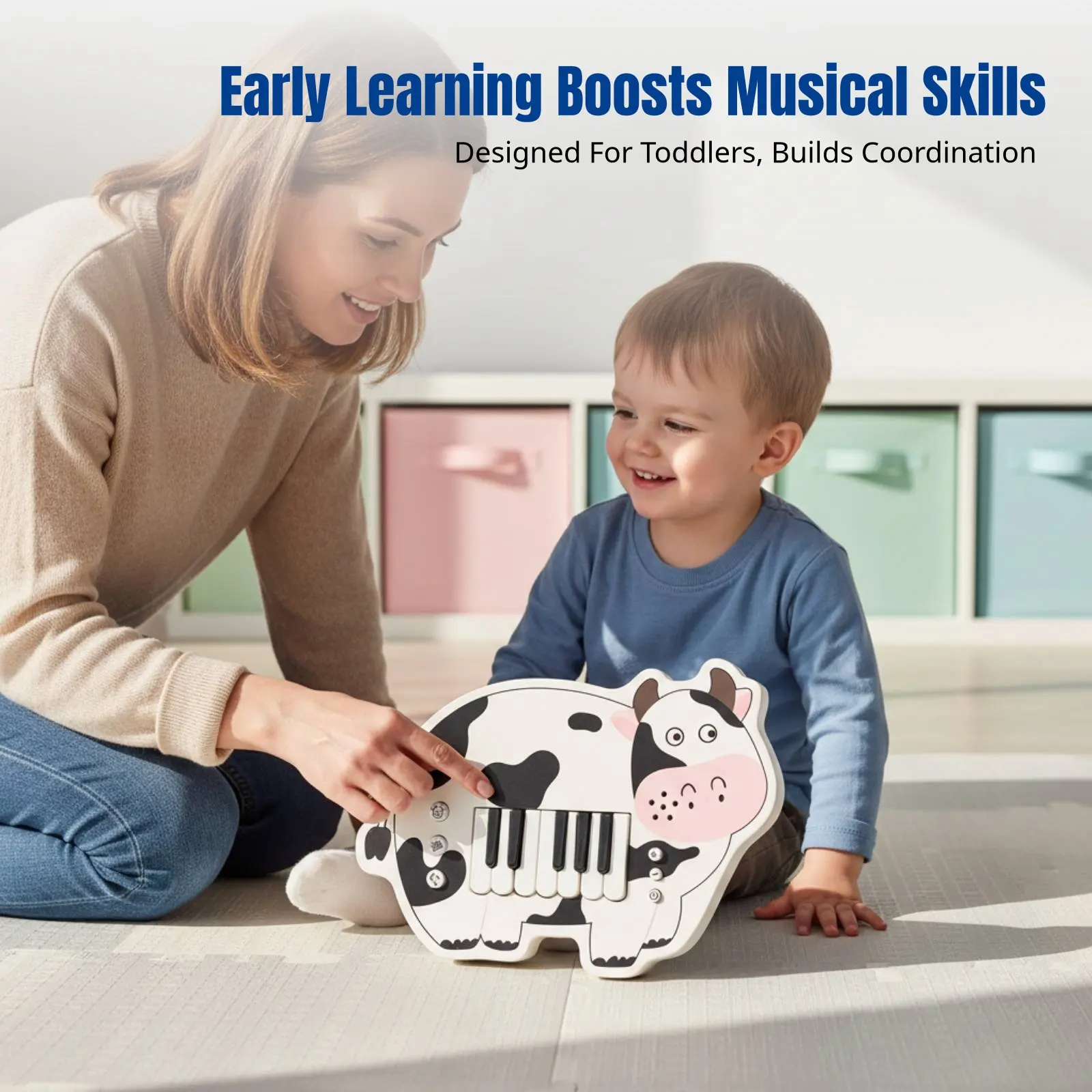 

Деревянная электронная клавиатура, игрушка-клавиатура в виде животных для детей, развивающий многофункциональный инструмент для раннего обучения