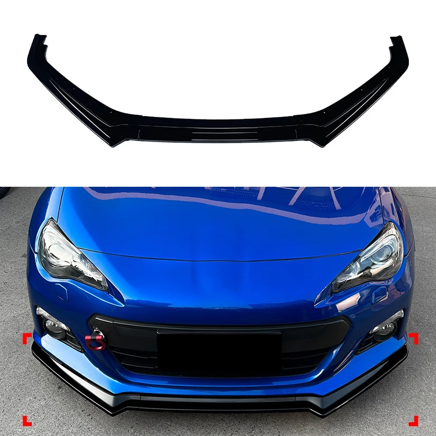 

Car Front Bumper Lip Spoiler Diffuser Splitters Body Kit Aprons Cover Guard Trim Fit For Subaru BRZ 2013-2016