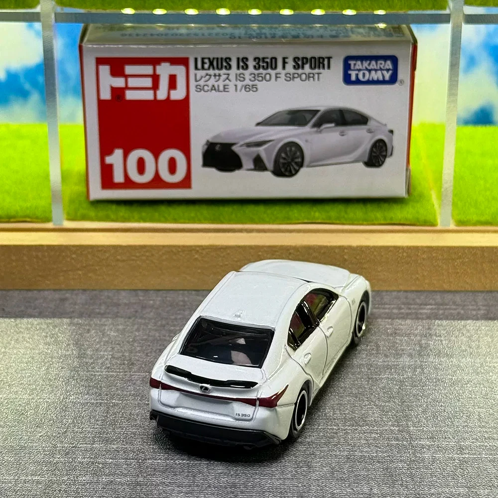 Takara Tomy Tomica No.100 Lexus IS 350 F SPORT Metal Diecast Model Mini Sedan Vehicle Replica For Home Desk Decoration view 2