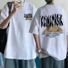 

2025 44 LABEL GROUP Cotton T-shirt Men's Women‘s Hip Hop Letter Printed TShirt Quality Designer Brand Tee Tops Streetwear