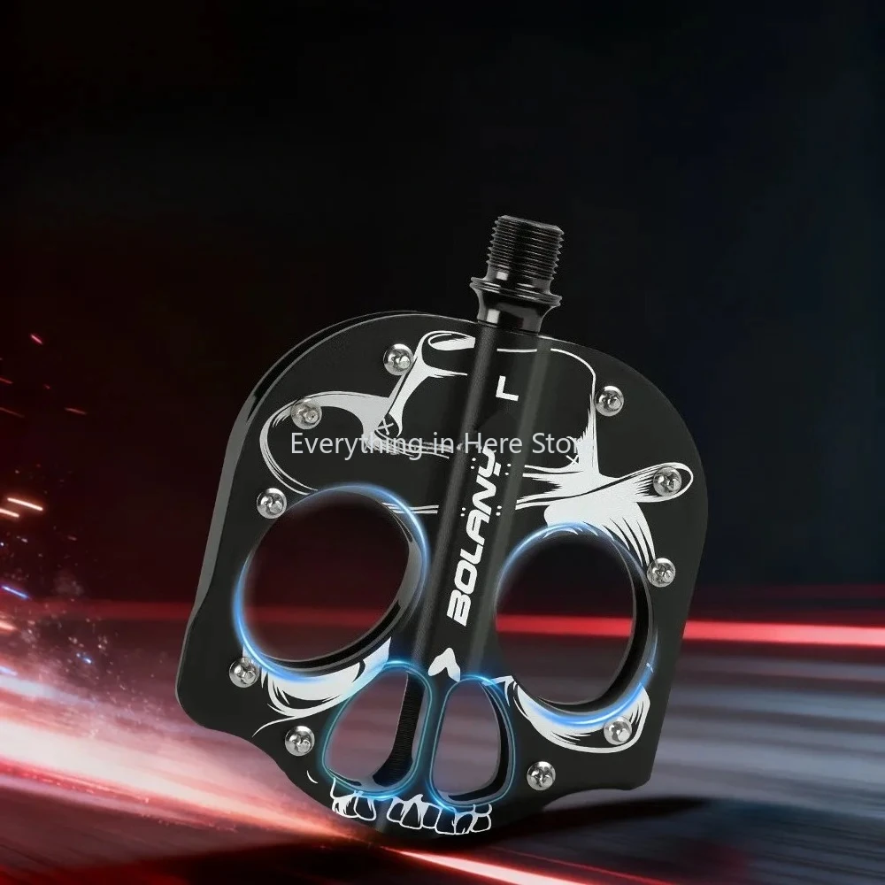 

BOLANY Aluminum Alloy Mountain Bike Pedals Three Bearings Pedals Non-slip Sealed Bearing Bike Pedals Bicycle Replacement Parts