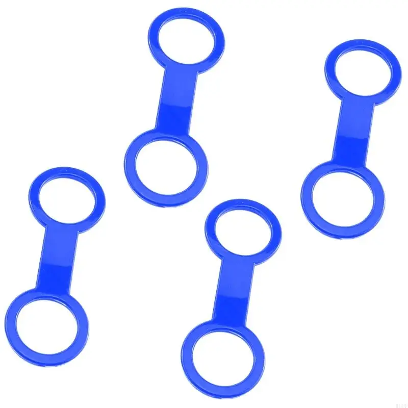 

4Pcs Silicone Snorkel Mask Strap Keeper Retainer Clip Keeper Plastic Breathing Tube Scubas Diving Tube Holder Easy Use W89F