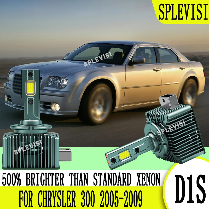 

500% Brightness Boost Xenon HID Replacement 1 Year Warranty D1R/66140 LED Bulbs For Chrysler 300 2005 2006 2007 2008 2009