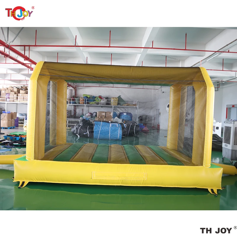 Cible de but de football gonflable 4x3m, jeu de Sport de carnaval de tir gonflable à vendre