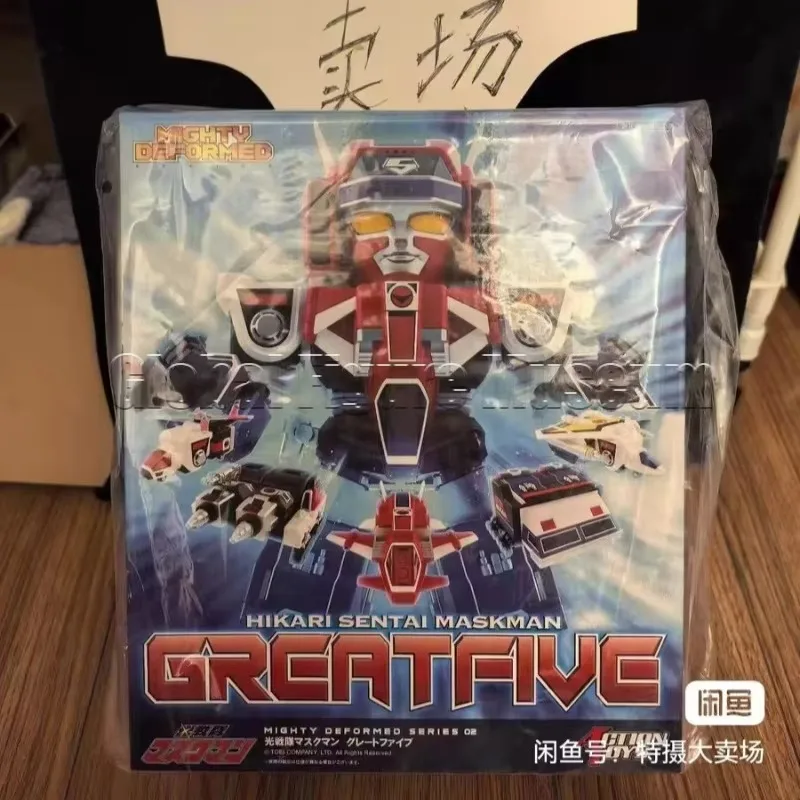 In Stock Action Toy ES Metal Powerful Transformation Mask Man GREATFlVE Action Figure Collection Gift Ornament
