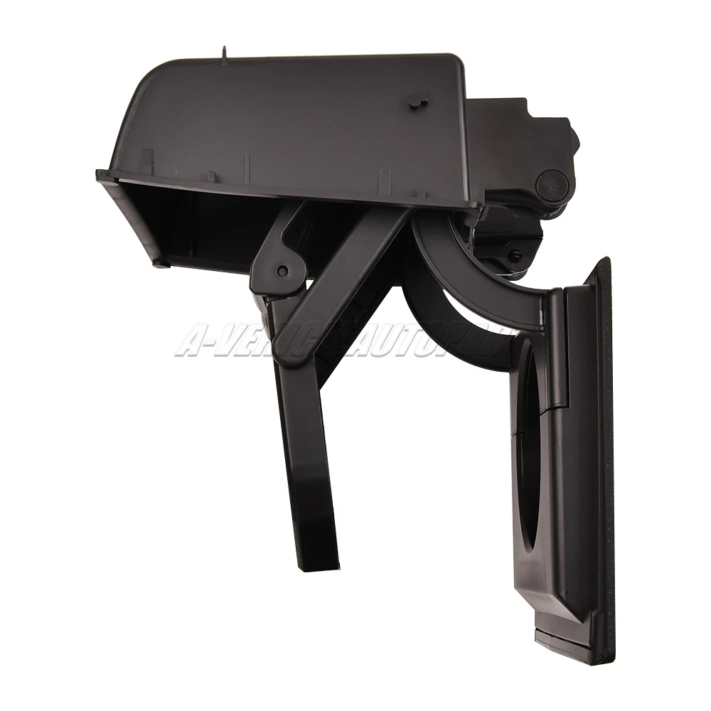 New 1T0862533C 1T0862533C71N For VW Caddy Mk3 Touran Mk1 Rear Center Console Fold Out Water Cup Holder Black ABS Car Accessories
