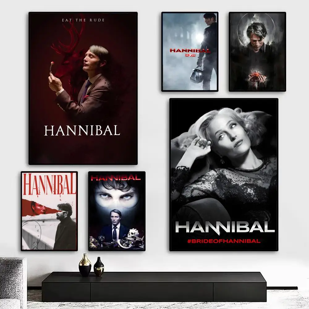 Drama H-Hannibals Poster Art print wall decor ideal for living room, bedroom, bar, parlor, and home gifting