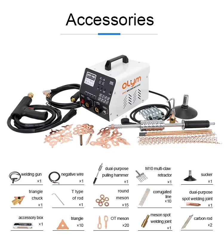 

M95E Welder Dent Repair Kit Spot Welder Dent Puller for Car, Truck, Motorcycle Dent Repair