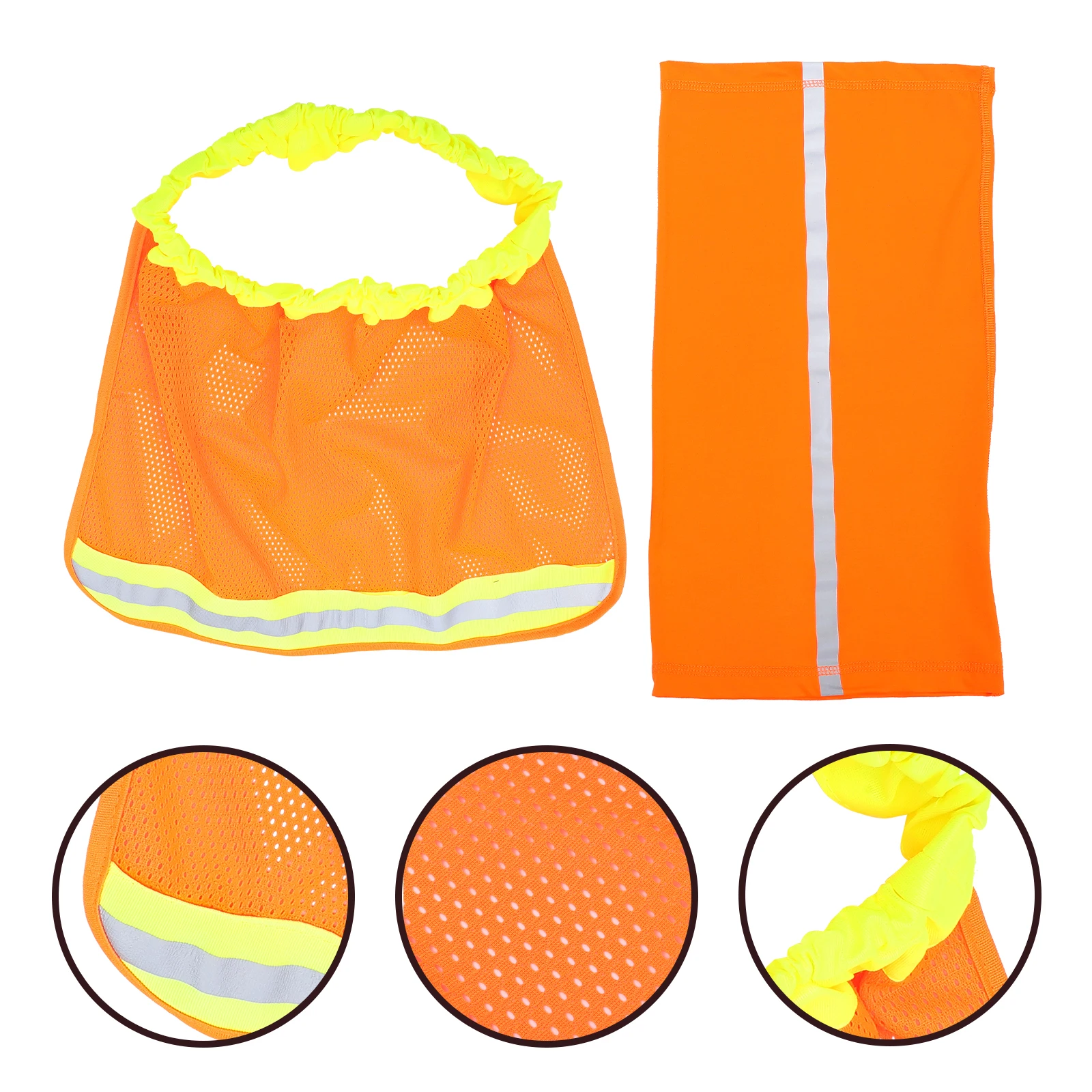 

Reflective Hard Hat Shade Neck Protector Sun Hard Hat Sun Shade Visor Full Brim Construction SafetyHelmet Accessories