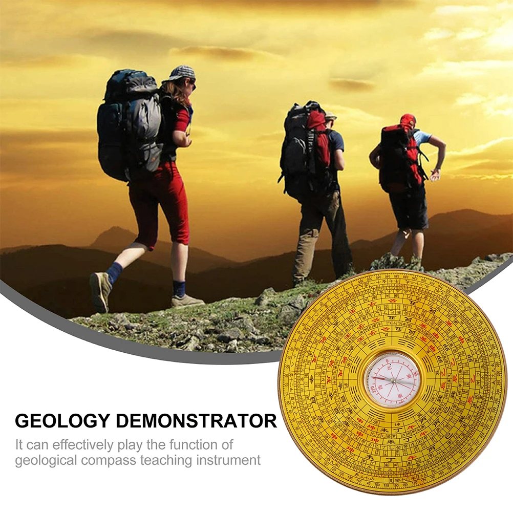 

Educational Compass Geological Tiny Gift Grade Imitation Copper Sighting Travel