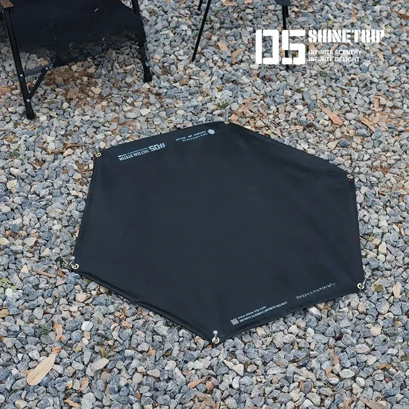 Outdoor 05 series barbecue camping insulation mat fire retardant silicone fireproof cloth